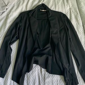 Waterfall Faux Suede Jacket